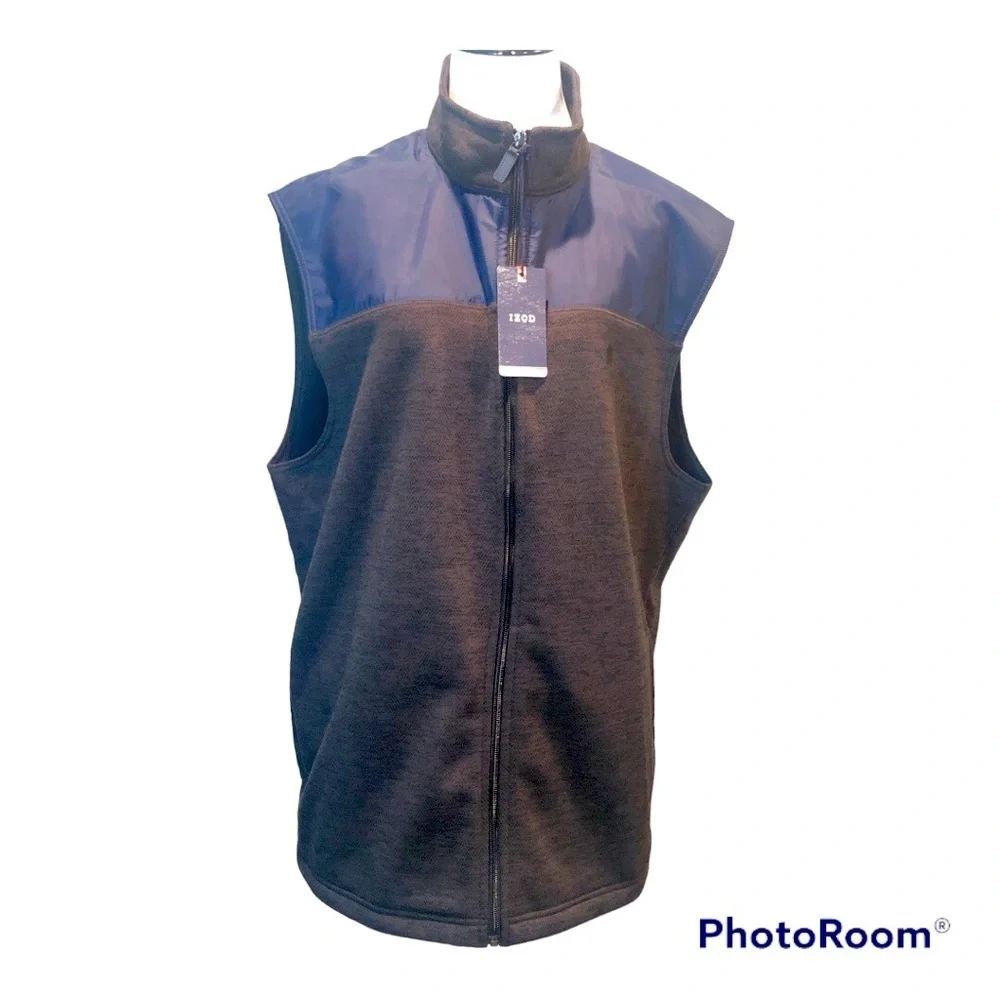 IZOD full zip vest-Size Large-NWT Men’s